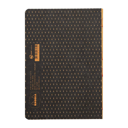 RHODIA Heritage Raw A5 5x5 Sq Moucheture Black