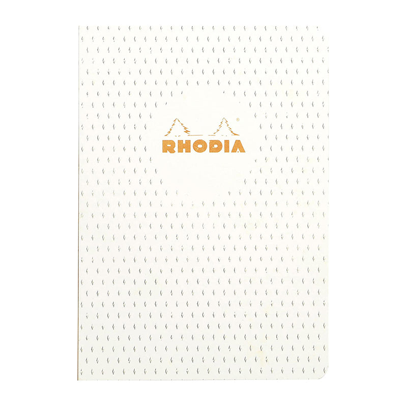 RHODIA Heritage Raw A5 5x5 Sq Moucheture Ivory