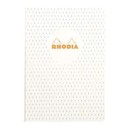 RHODIA Heritage Raw A5 5x5 Sq Moucheture Ivory