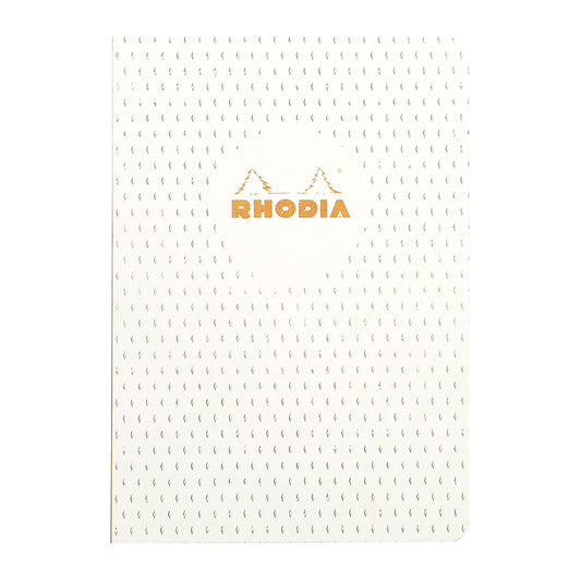 RHODIA Heritage Raw A5 5x5 Sq Moucheture Ivory