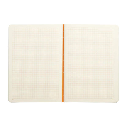 RHODIA Heritage Raw A5 5x5 Sq Tartan Ivory