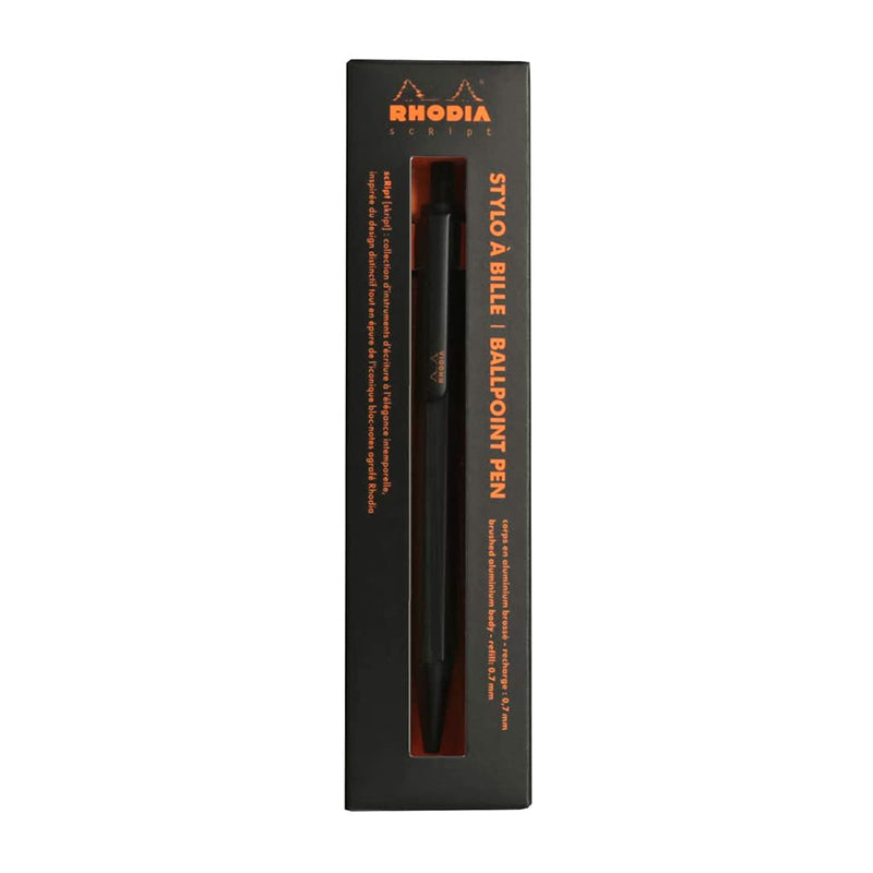 RHODIA scRipt 0.7mm Ball Pen Black