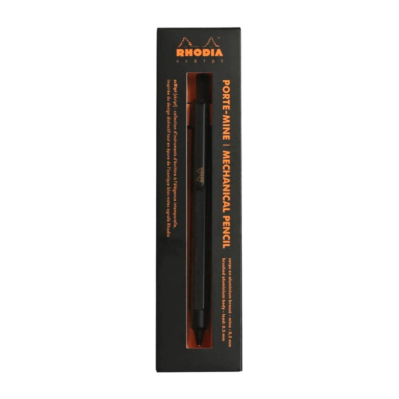 RHODIA scRipt 0.5mm Mechanical Pencil Black