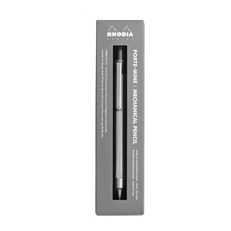 RHODIA scRipt 0.5mm Mechanical Pencil Silver