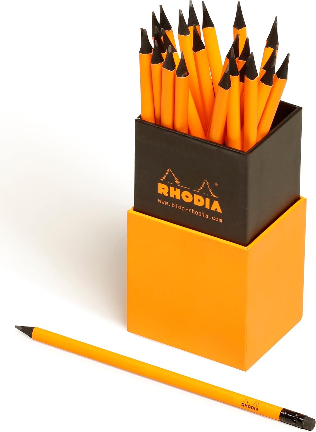 RHODIA Pencil HB Triangular Orange 25x