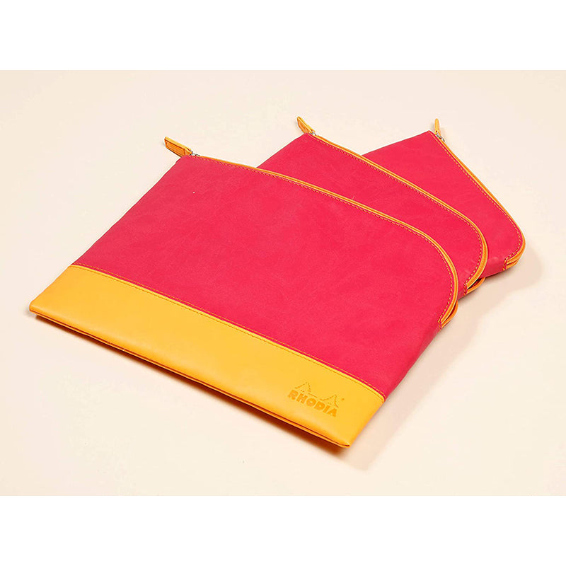 RHODIArama Zipped Pouch 210x280mm Tangerine