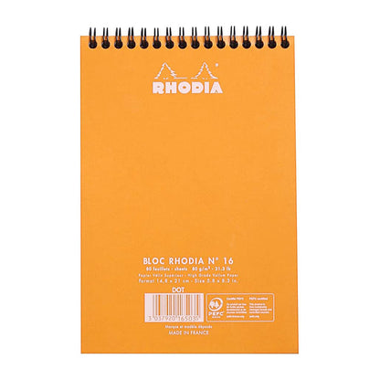 RHODIA Classic Notepad A5 148x210mm Dot Orange