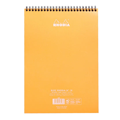 RHODIA Classic Notepad A4 210x297mm Dot Orange