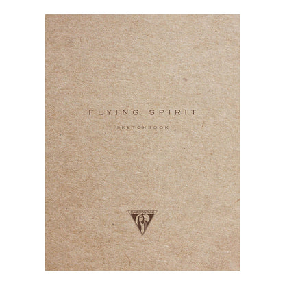 CLAIREFONTAINE Flying Spirit Sketchbook 16x21cm 60s Brown Kraft