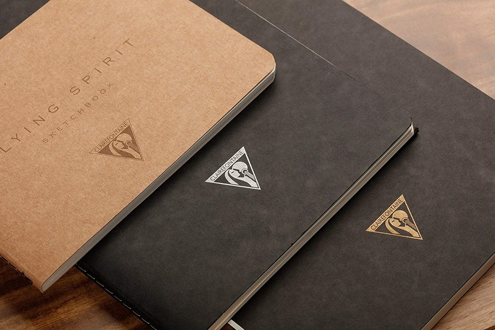 CLAIREFONTAINE Flying Spirit Sketchbook A6 60s Brown Kraft