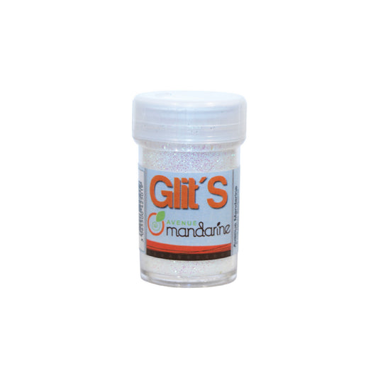 AVENUE MANDARINE Glits Glitter Powder 14g White