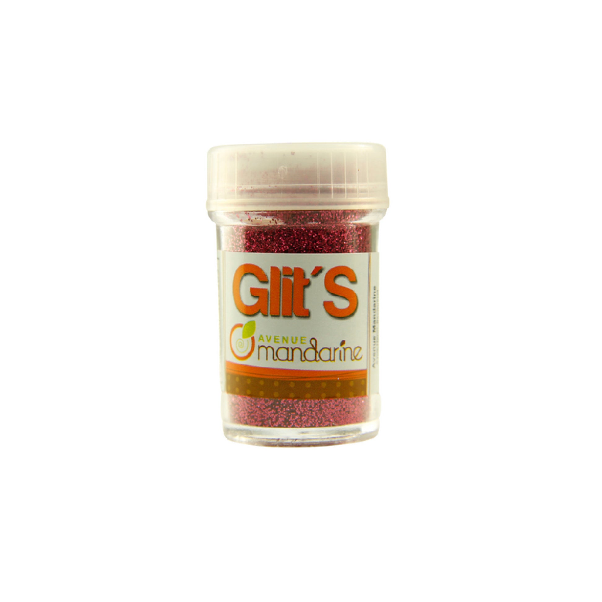 AVENUE MANDARINE Glits Glitter Powder 14g Fuschia