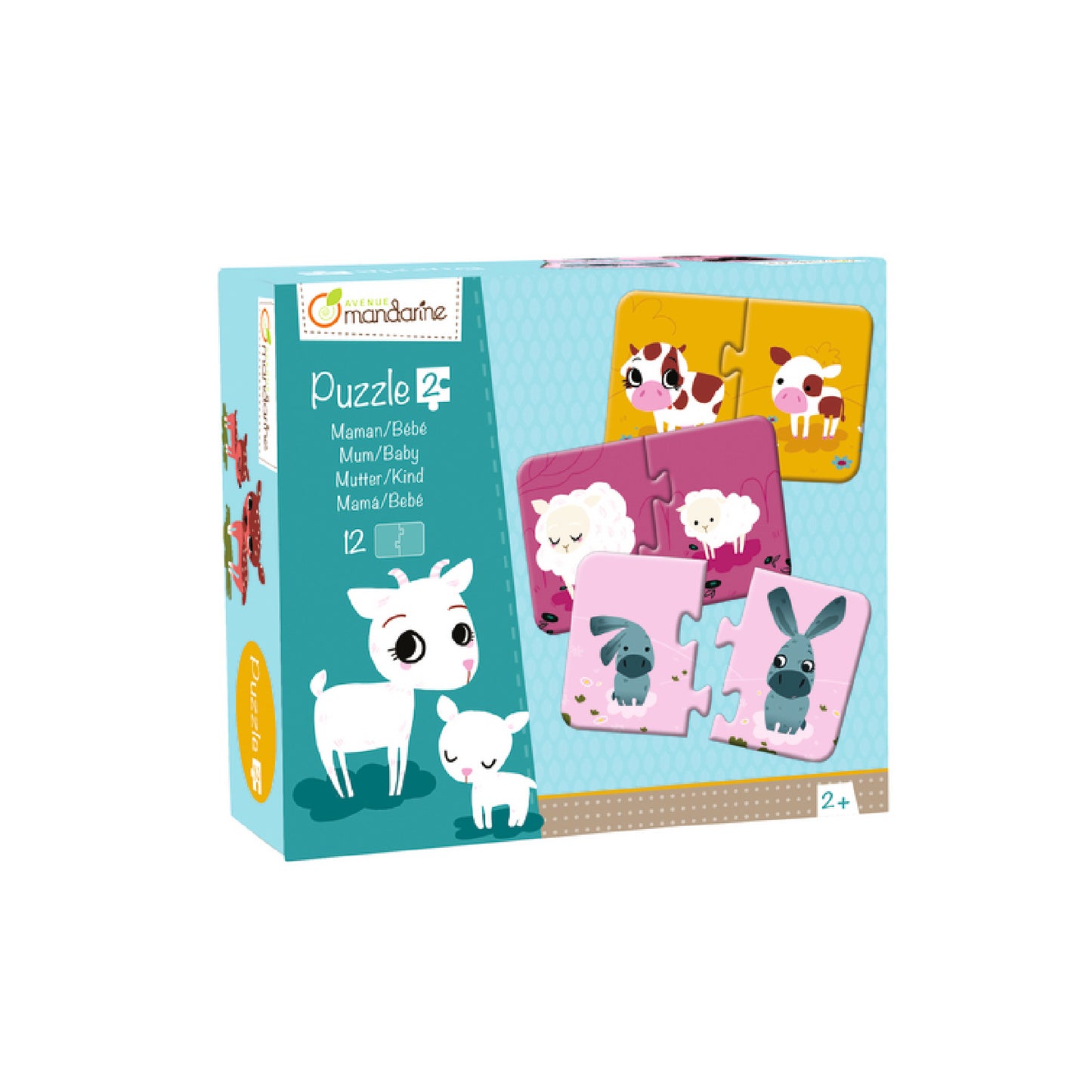 AVENUE MANDARINE 2 Pieces Puzzles-Mum/Baby 1206694