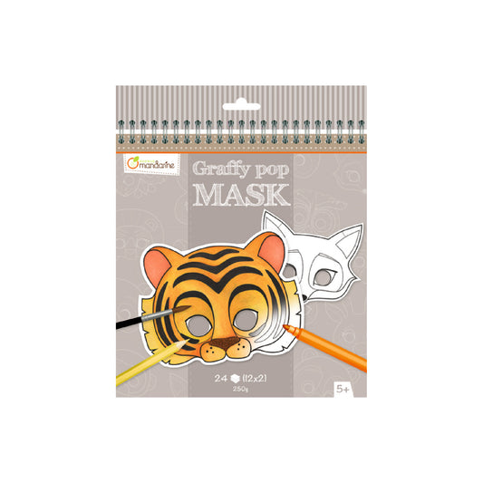 AVENUE MANDARINE Graffy pop MASK-Animals