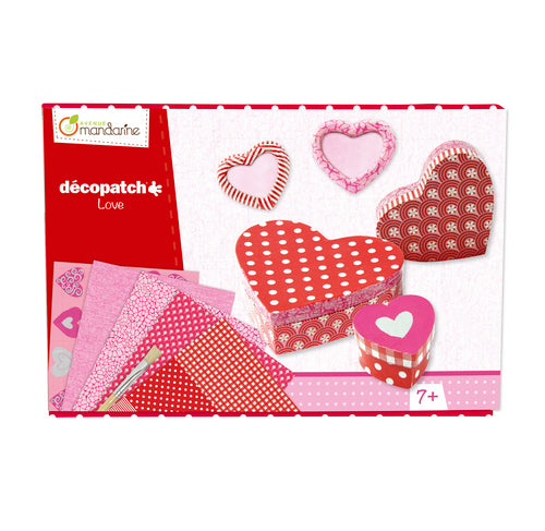 AVENUE MANDARINE Creative Box decopatch Love Kit 1210421