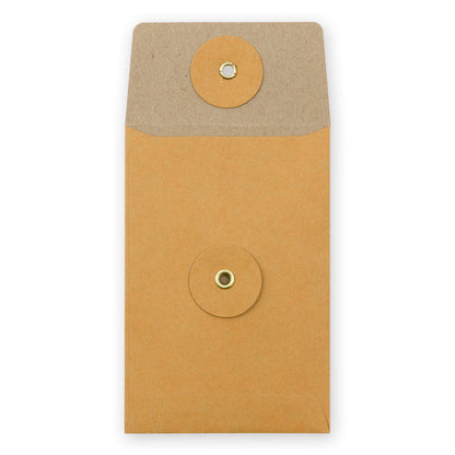 TRAVELERS Kraft Envelope S Vert w/String Orange