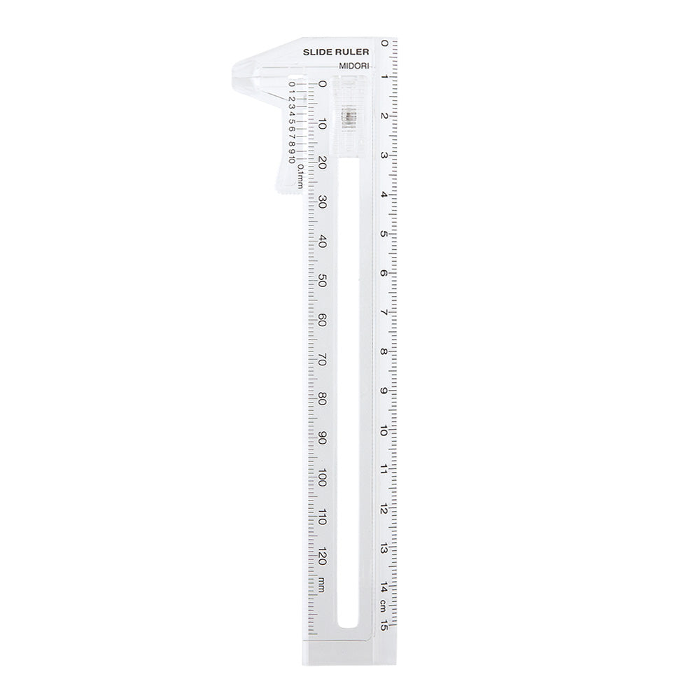 MIDORI CL Thickness Ruler Transparent