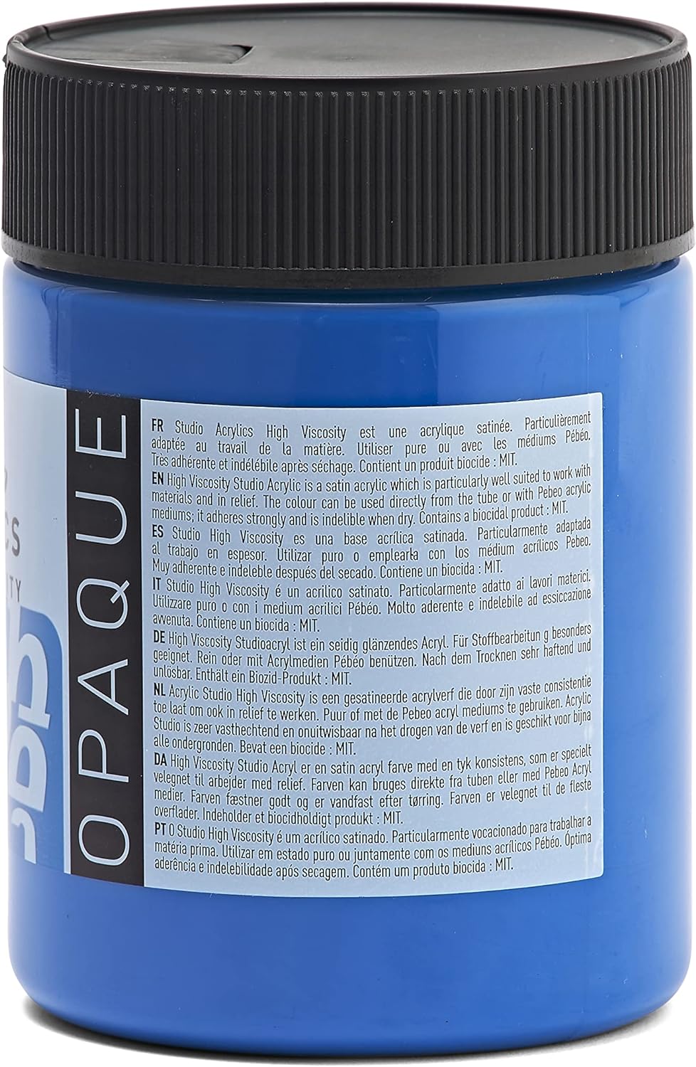 PEBEO Studio Acrylics HV 500ml Opaque Primary Cyan