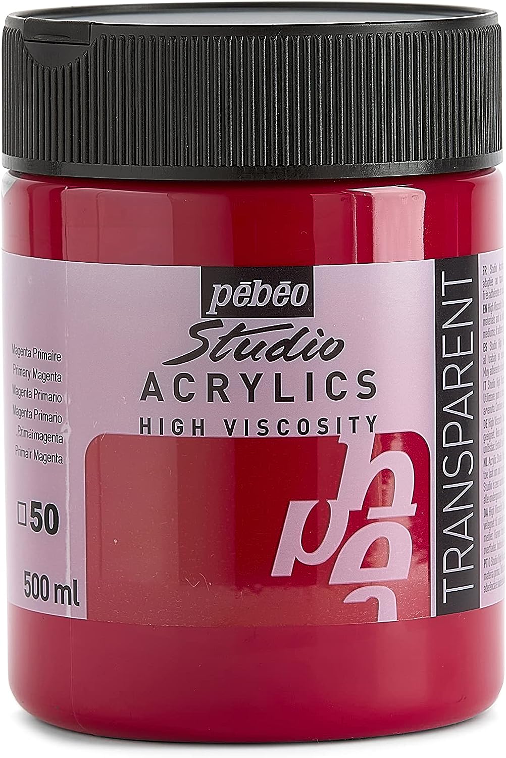 PEBEO Studio Acrylics HV 500ml Primary Magenta