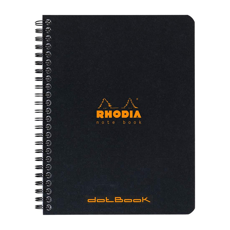 RHODIA Classic Notebook A5+ 160x210mm Dot Black