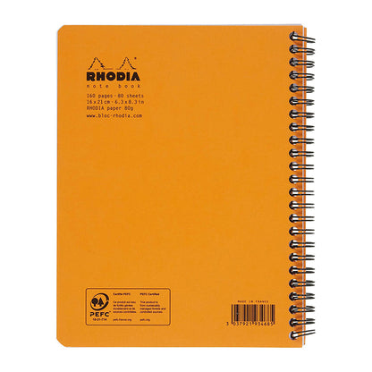 RHODIA Classic Notebook A5+ 160x210mm Lined Orange