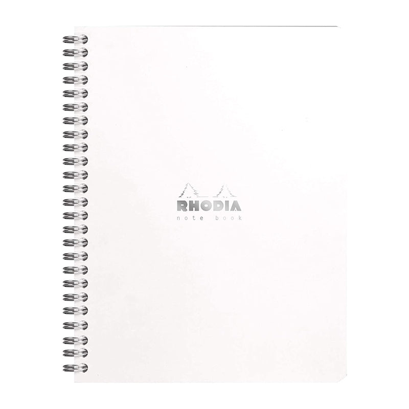 RHODIA Classic Notebook A5+ 160x210mm 5x5 Sq White