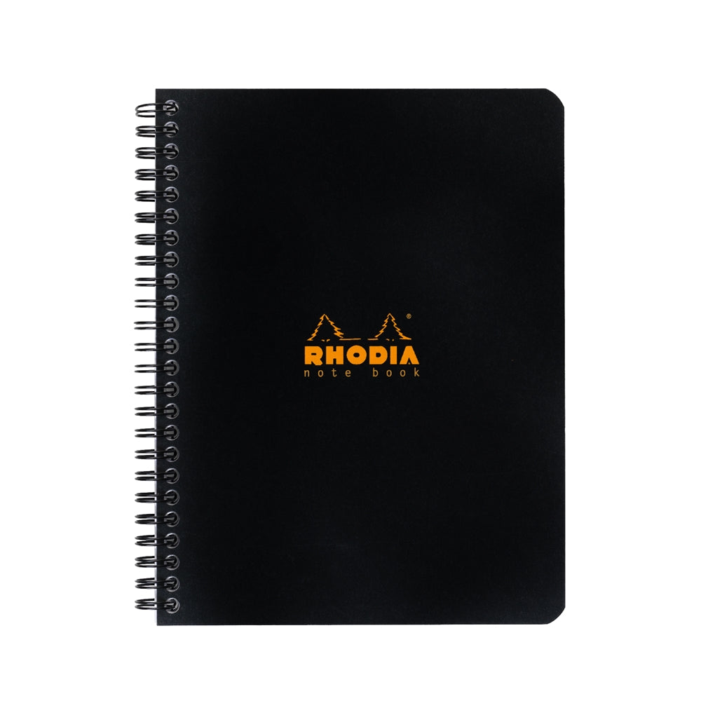 RHODIA Classic Notebook A5+ 160x210mm 5x5 Sq Black