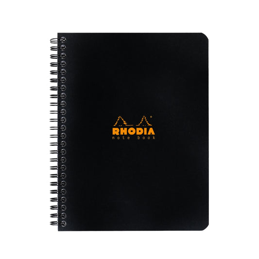 RHODIA Classic Notebook A5+ 160x210mm 5x5 Sq Black