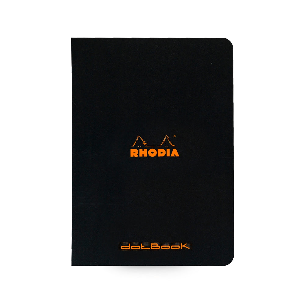 RHODIA Classic Stapled A5 148x210mm Dot Black