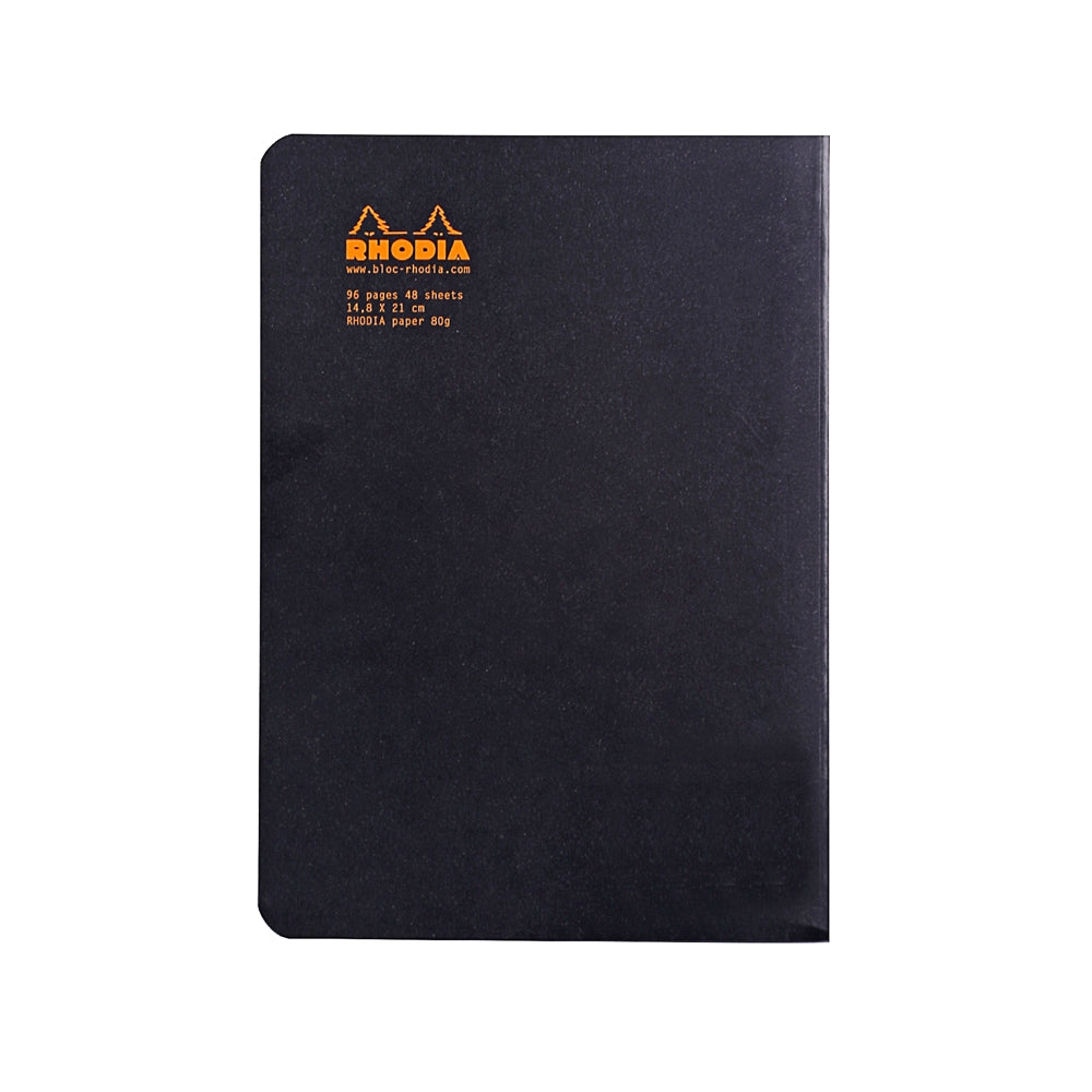 RHODIA Classic Stapled A5 148x210mm Dot Black