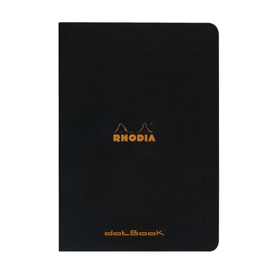 RHODIA Classic Stapled A4 210x297mm Dot Black