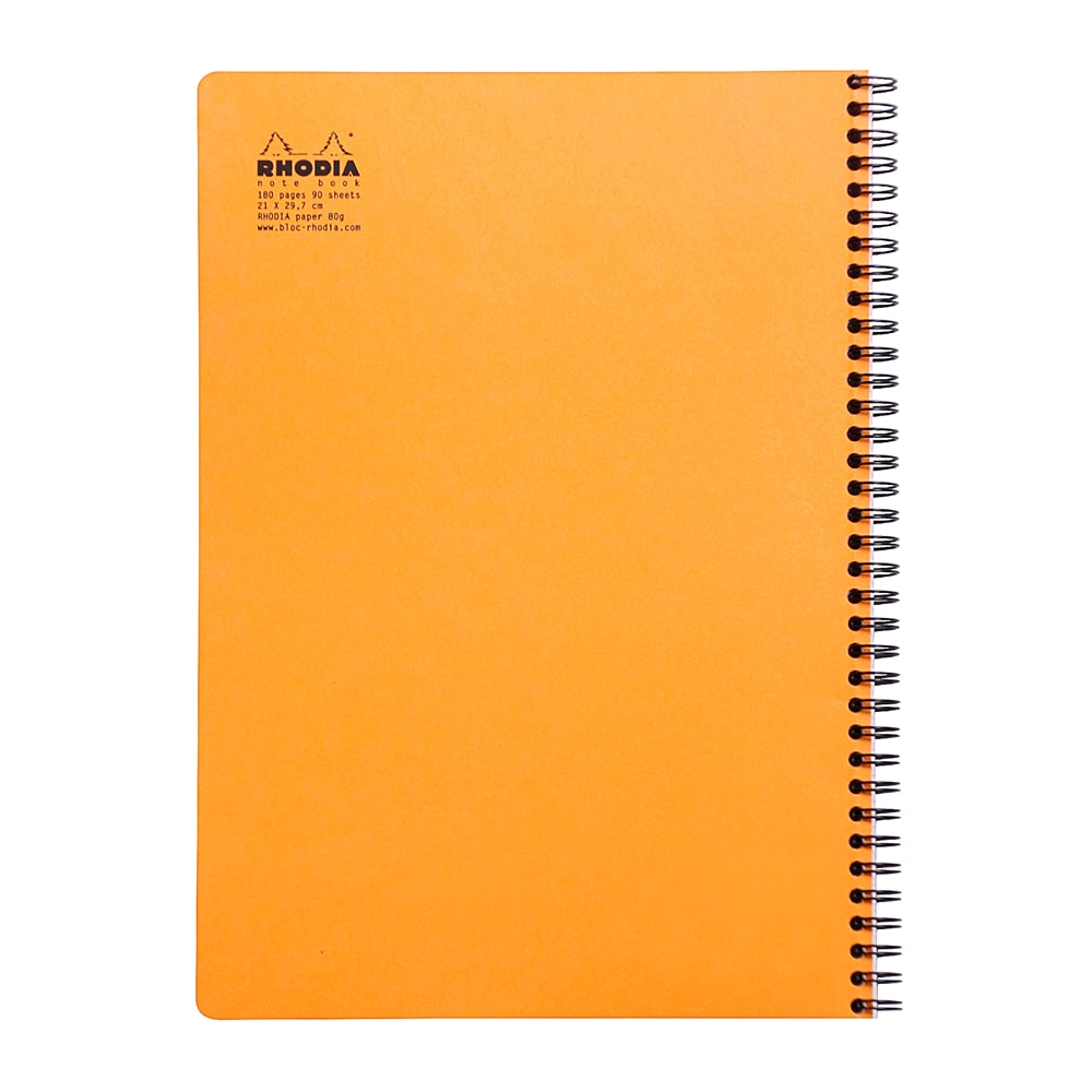 RHODIA Classic Notebook A4+225x297mm 5x5 Sq Orange