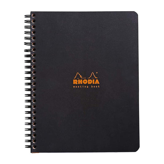 RHODIA Classic Meeting Book A5+ 160x210mm Black