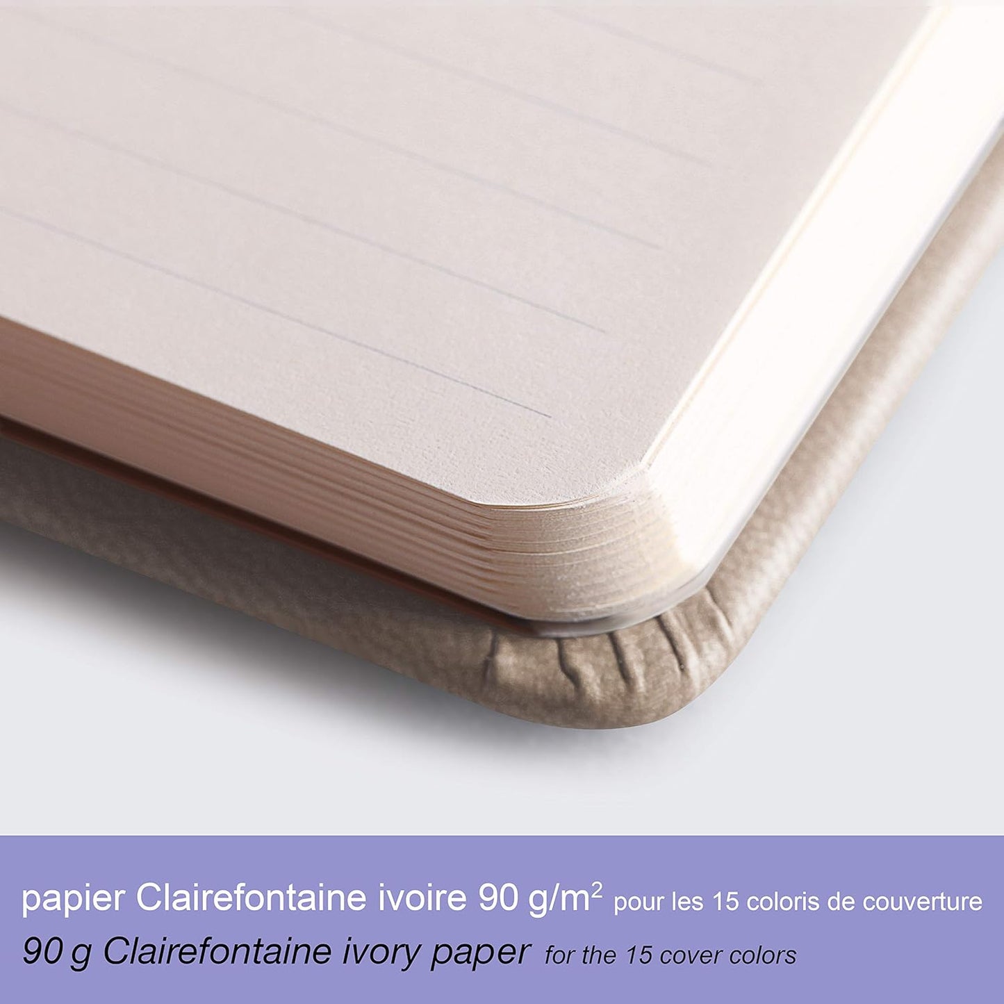 RHODIArama Webnotebook A5 Ivory Lined Hardcover-Iris