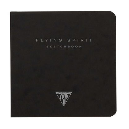 CLAIREFONTAINE Flying Spirit Sketchbook 10.5x10.5cm 60s Black