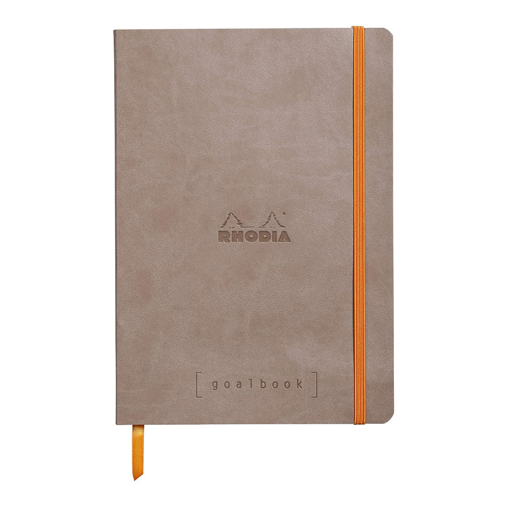 RHODIArama Goalbook A5 Ivory Dot Soft-Taupe