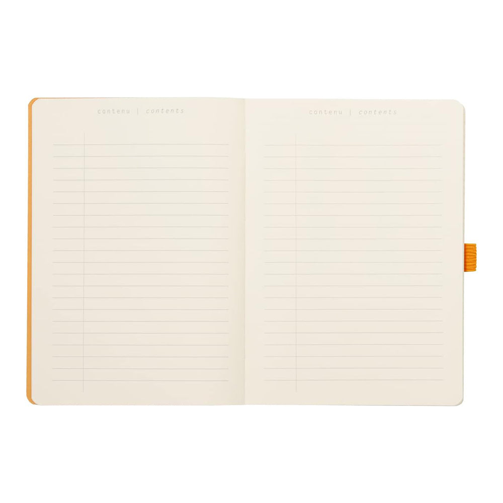 RHODIArama Goalbook A5 Ivory Dot Soft-Taupe