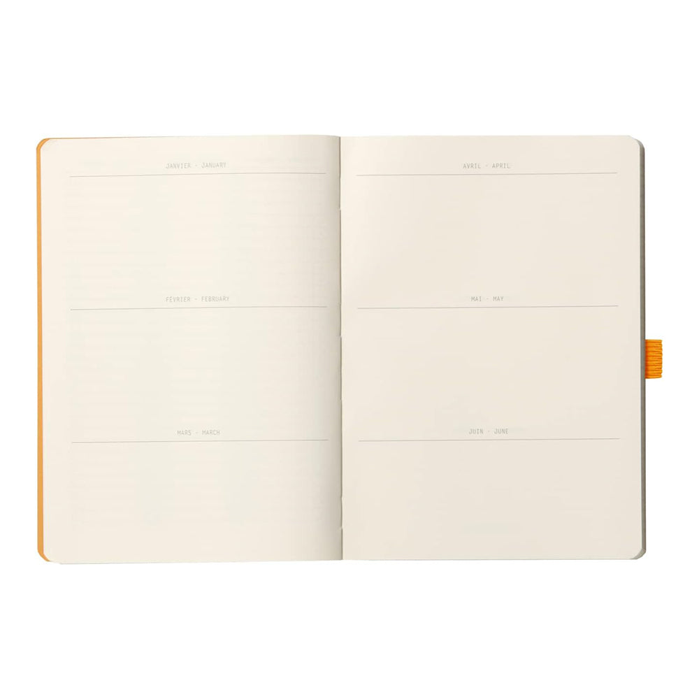 RHODIArama Goalbook A5 Ivory Dot Soft-Taupe