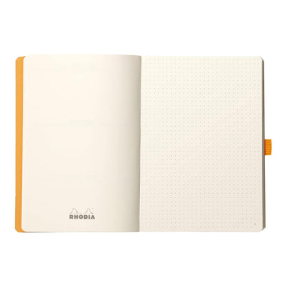 RHODIArama Goalbook A5 Ivory Dot Soft-Taupe