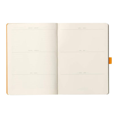 RHODIArama GoalBook A5 5x5 Sq Tangerine