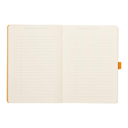 RHODIArama Goalbook A5 Ivory Dot Soft-Silver