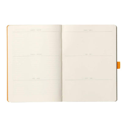 RHODIArama GoalBook A5 5x5 Sq Beige