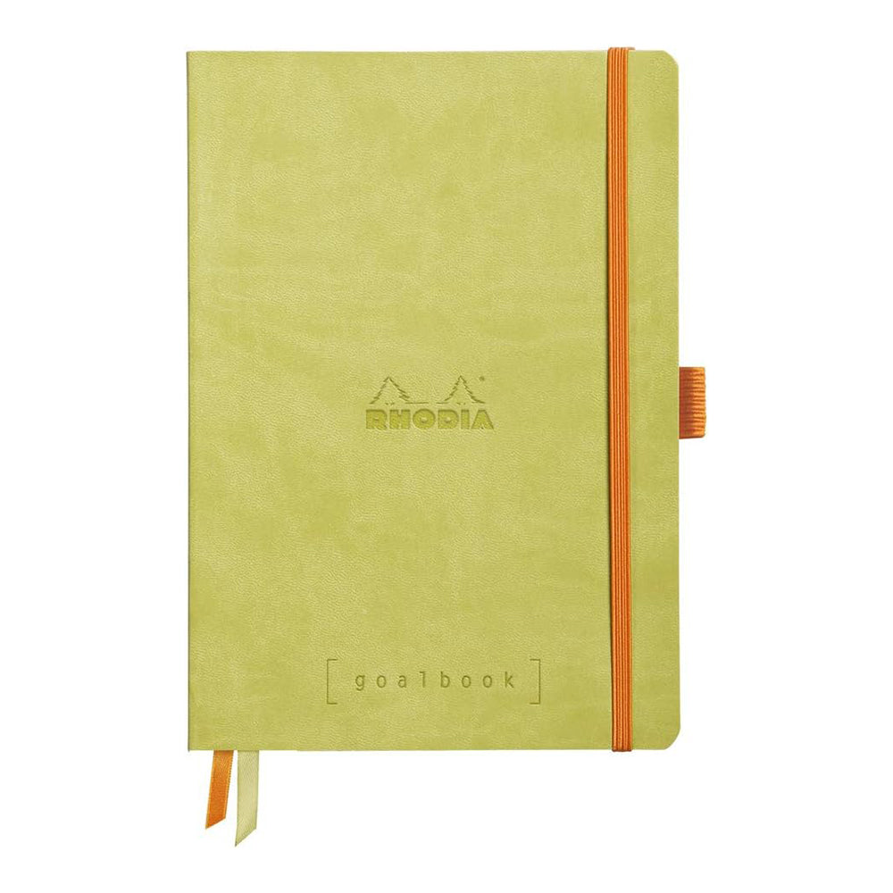 RHODIArama GoalBook A5 5x5 Sq Anise Greenn