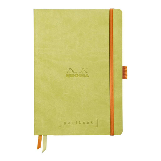 RHODIArama GoalBook A5 5x5 Sq Anise Greenn