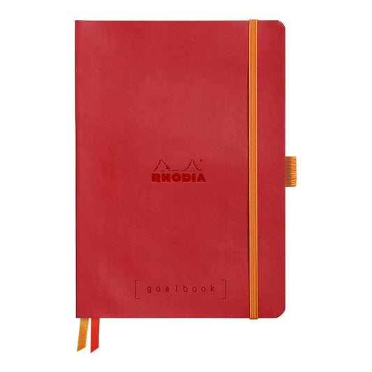 RHODIArama GoalBook A5 5x5 Sq Poppy