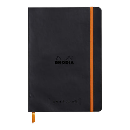 RHODIArama Goalbook A5 Ivory Dot Soft-Black