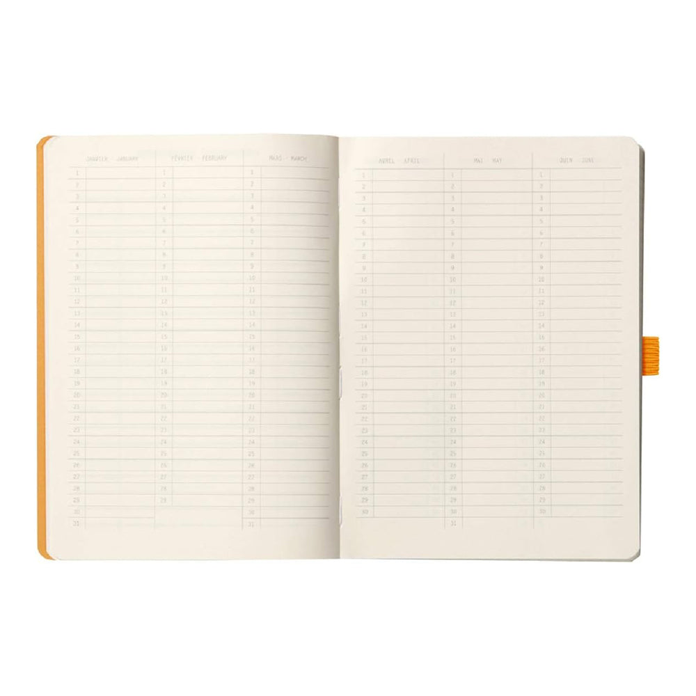 RHODIArama GoalBook A5 5x5 Sq Black