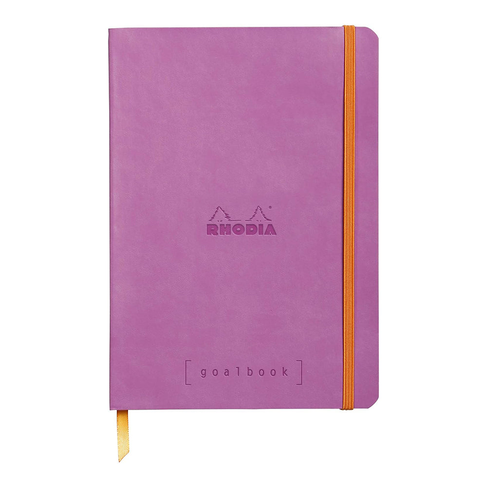 RHODIArama Goalbook A5 Ivory Dot Soft-Lilac