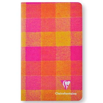 CLAIREFONTAINE Madras 11x17cm Ruled Yellow-Pink