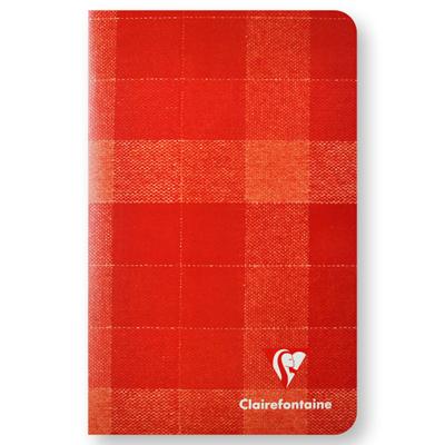 CLAIREFONTAINE Madras 11x17cm Ruled Red